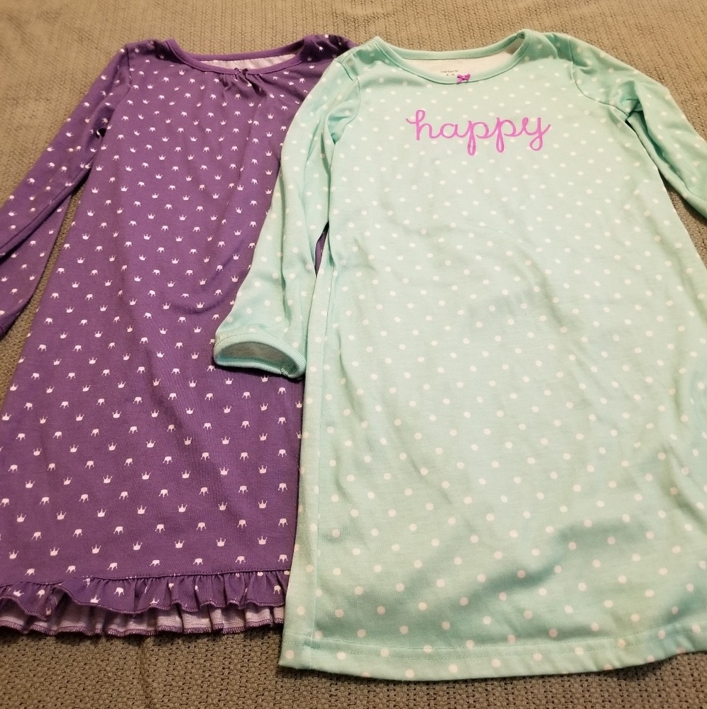 Set of 2 Carter's Nightgowns